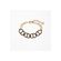 Pulseira Elo H Cristais Exclusive Ouro Vintage